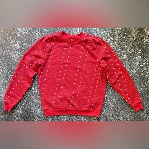 GUESS Los Angeles AOP All over Print Crewneck Sweatshirt Size Medium
